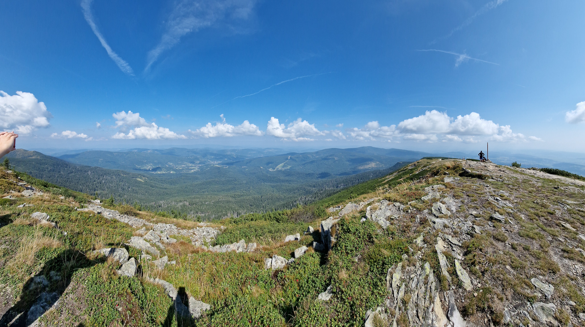 Panorama z Babiej Góry